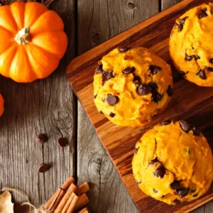 Fluffy & Healthy Pumpkin Muffins