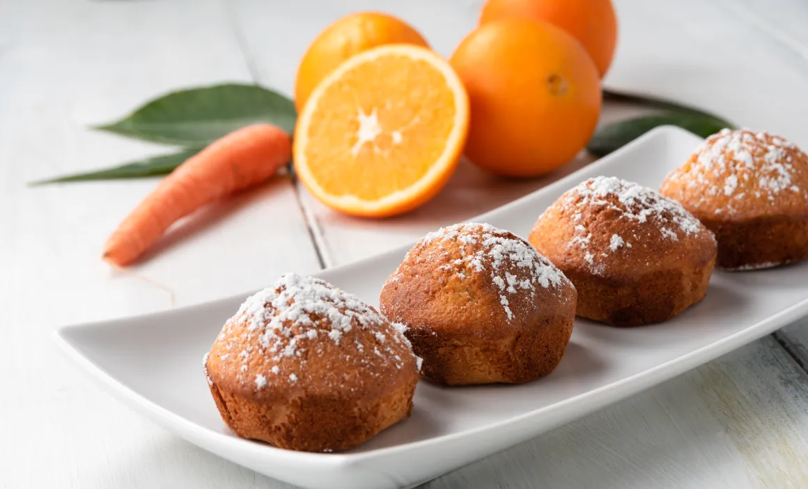 Carrot and Orange Muffins Toddler Friendly