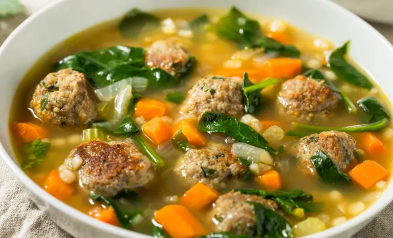 Italian Meatball Soup – A Classic Comfort Recipe