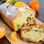Festive Nut and Fruit Tangerine Cake