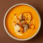 Toddler Friendly carrot and Sweet Potato Soup