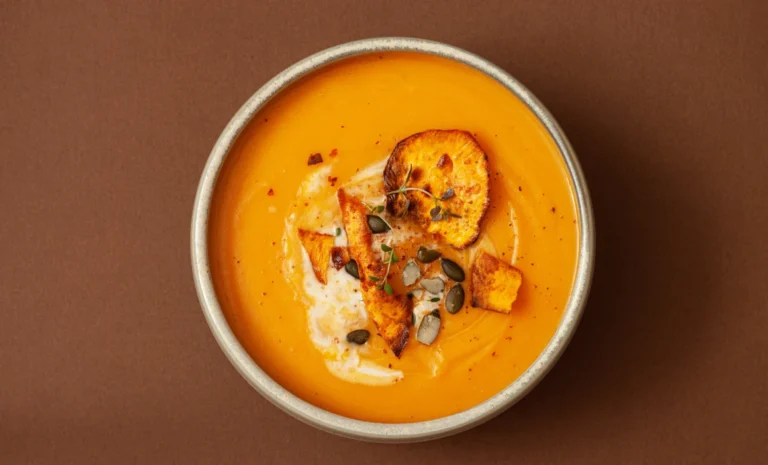 Toddler Friendly carrot and Sweet Potato Soup