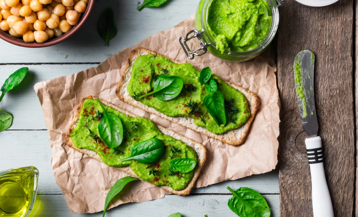 Smashed Green Pea Toast