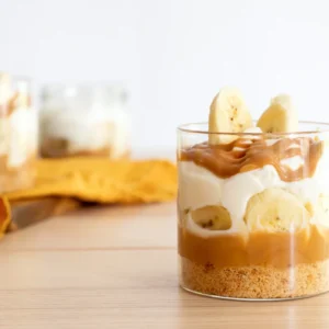Homemade Banoffee Pie in a Glass