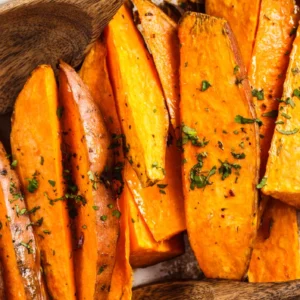 Baked Sweet potato slices