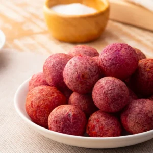 Deep-Fried Purple Sweet Potato Balls