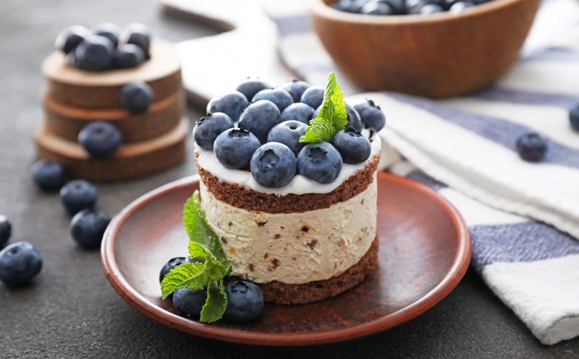 Mini Blueberry Cheesecake