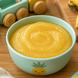 Easy Pineapple Purée for Babies (6+ Months)