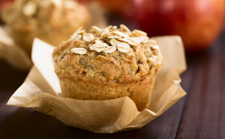 Healthy Apple Oatmeal Muffins for Toddlers