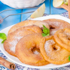 Crispy Fried Apple Rings with Cinnamon