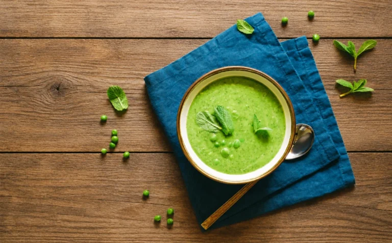 Green Pea and Mint Soup