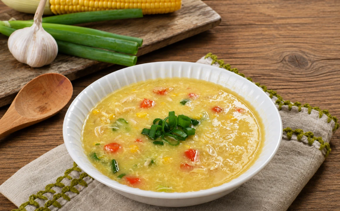 Fresh Sweet Corn Chicken Soup