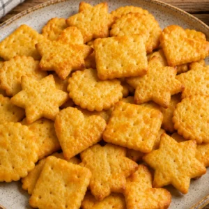 Homemade Cheese Crackers