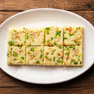 Pistachio Barfi Recipe (Pista Burfi)