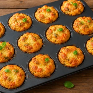 Easy Pizza Muffins (Toddler-Friendly Lunchbox & Picnic Recipe)