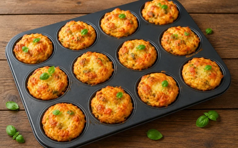 Easy Pizza Muffins (Toddler-Friendly Lunchbox & Picnic Recipe)