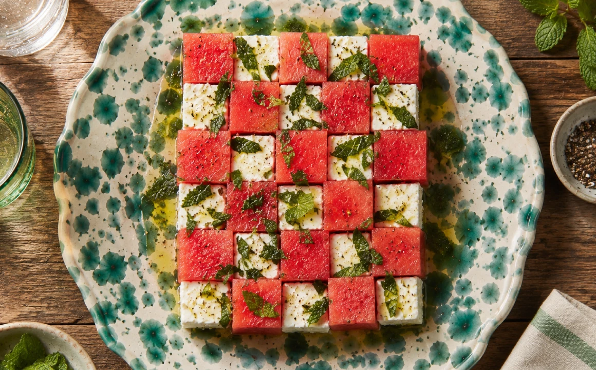 Watermelon Feta Salad (Easy Summer Recipe)